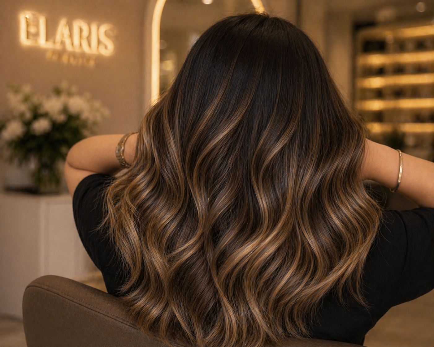Air Touch Highlights technique explained Elaris Dubai