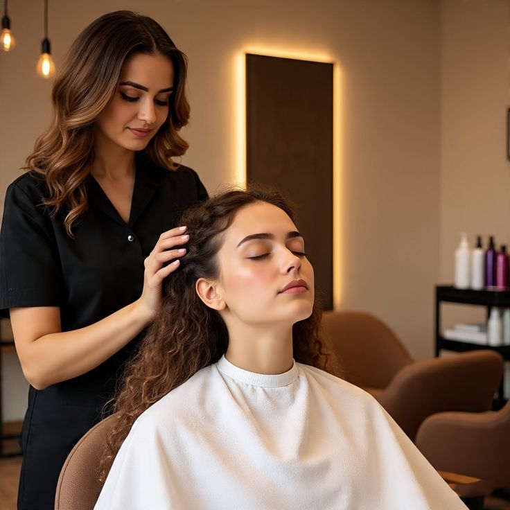 VIP hair styling Elaris Dubai
