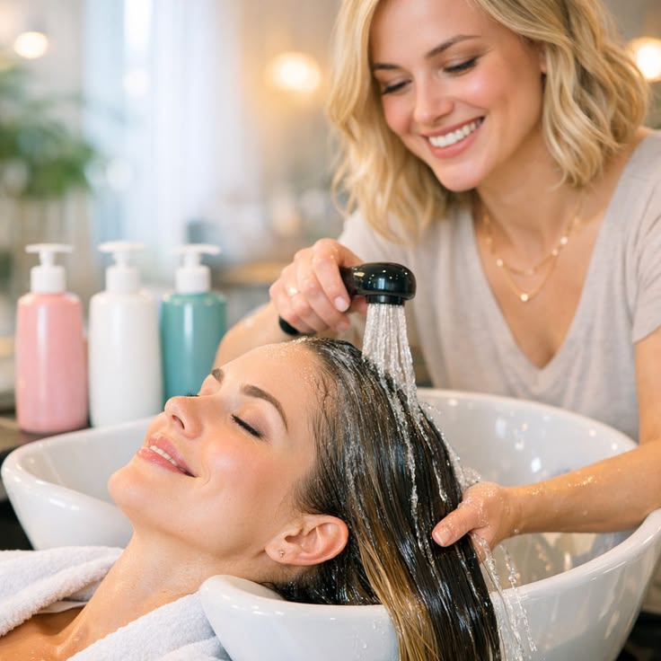 Professional hair wash Elaris Dubai