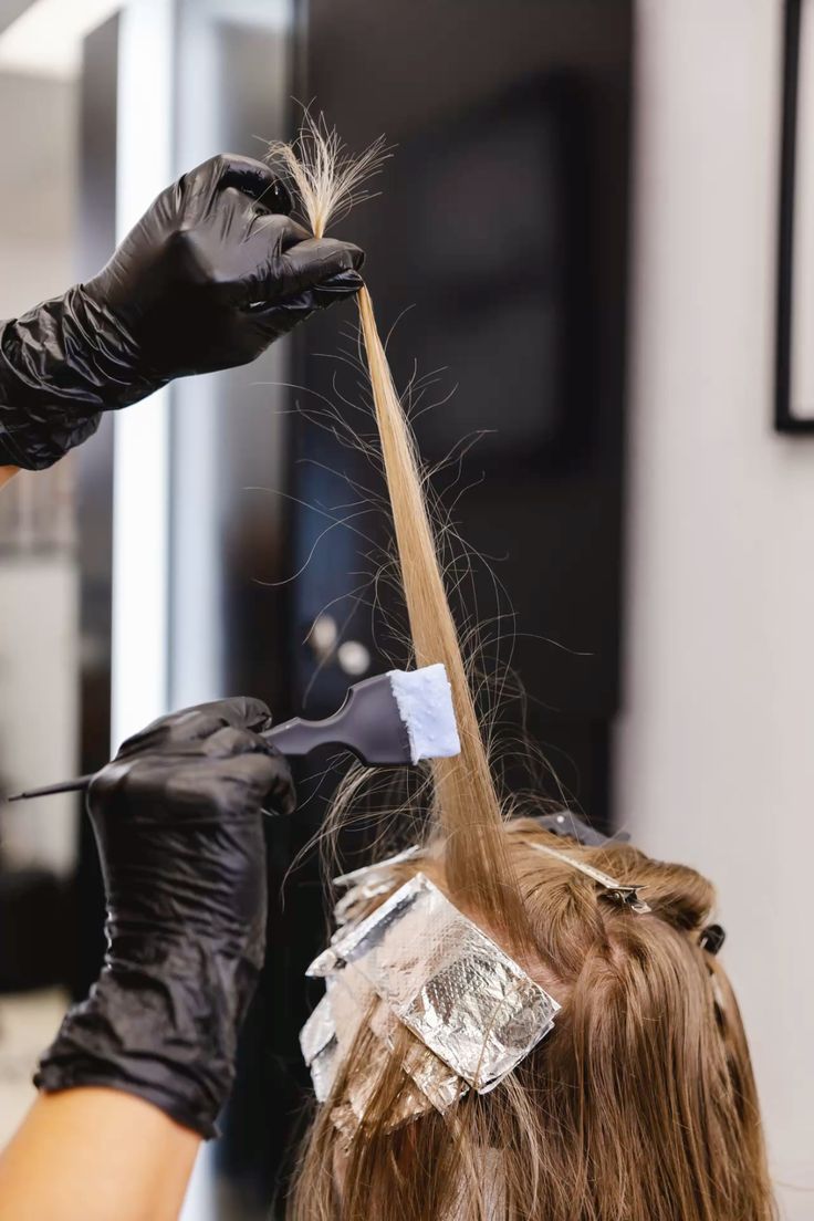 Hair colour result Elaris Dubai