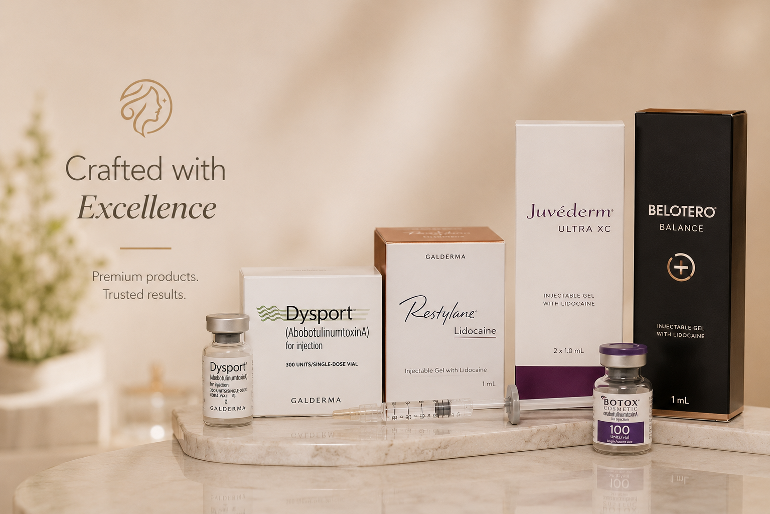 Nabuta Dysport Botox products Elaris Dubai