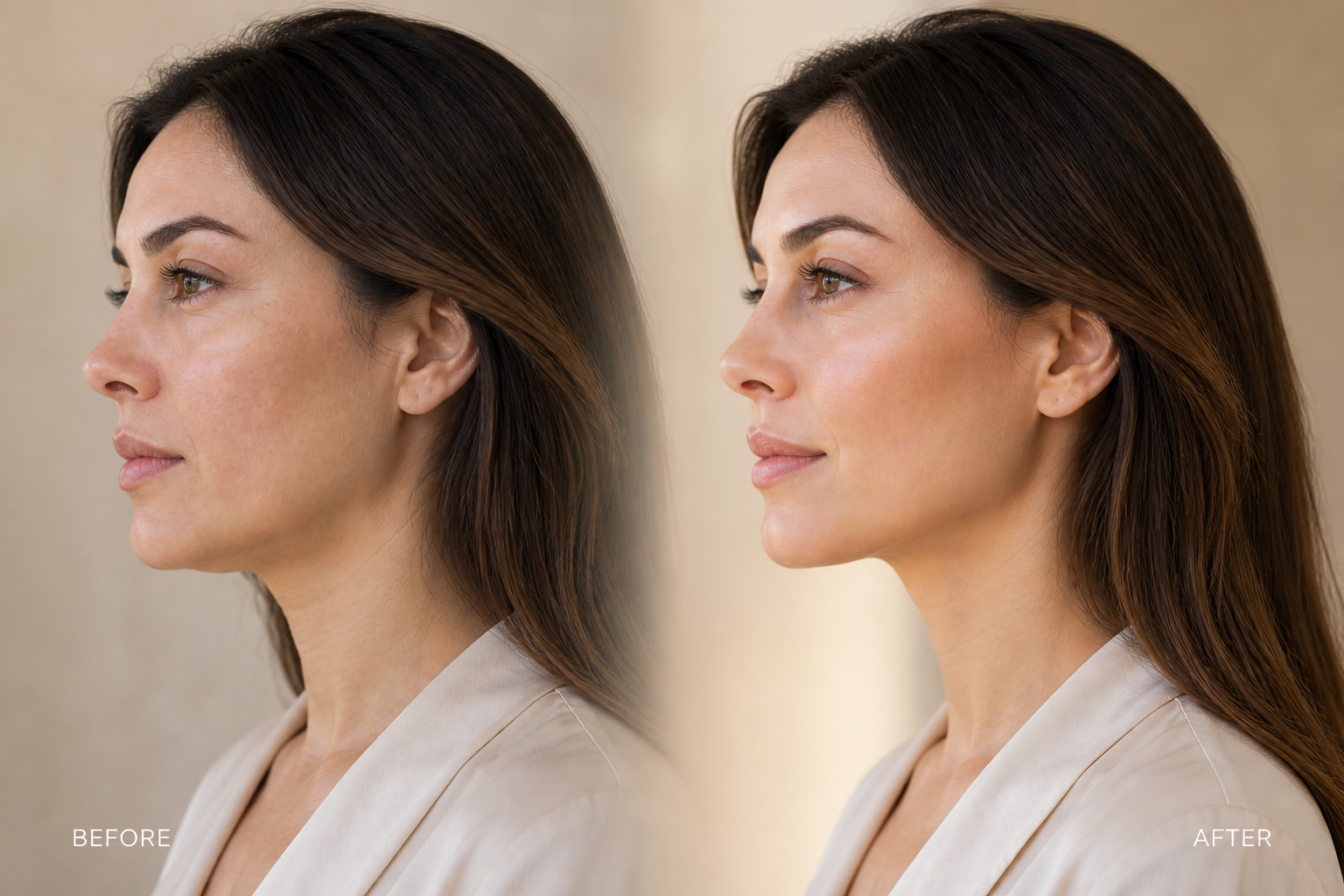 Before after facial skin care Dubai Elaris