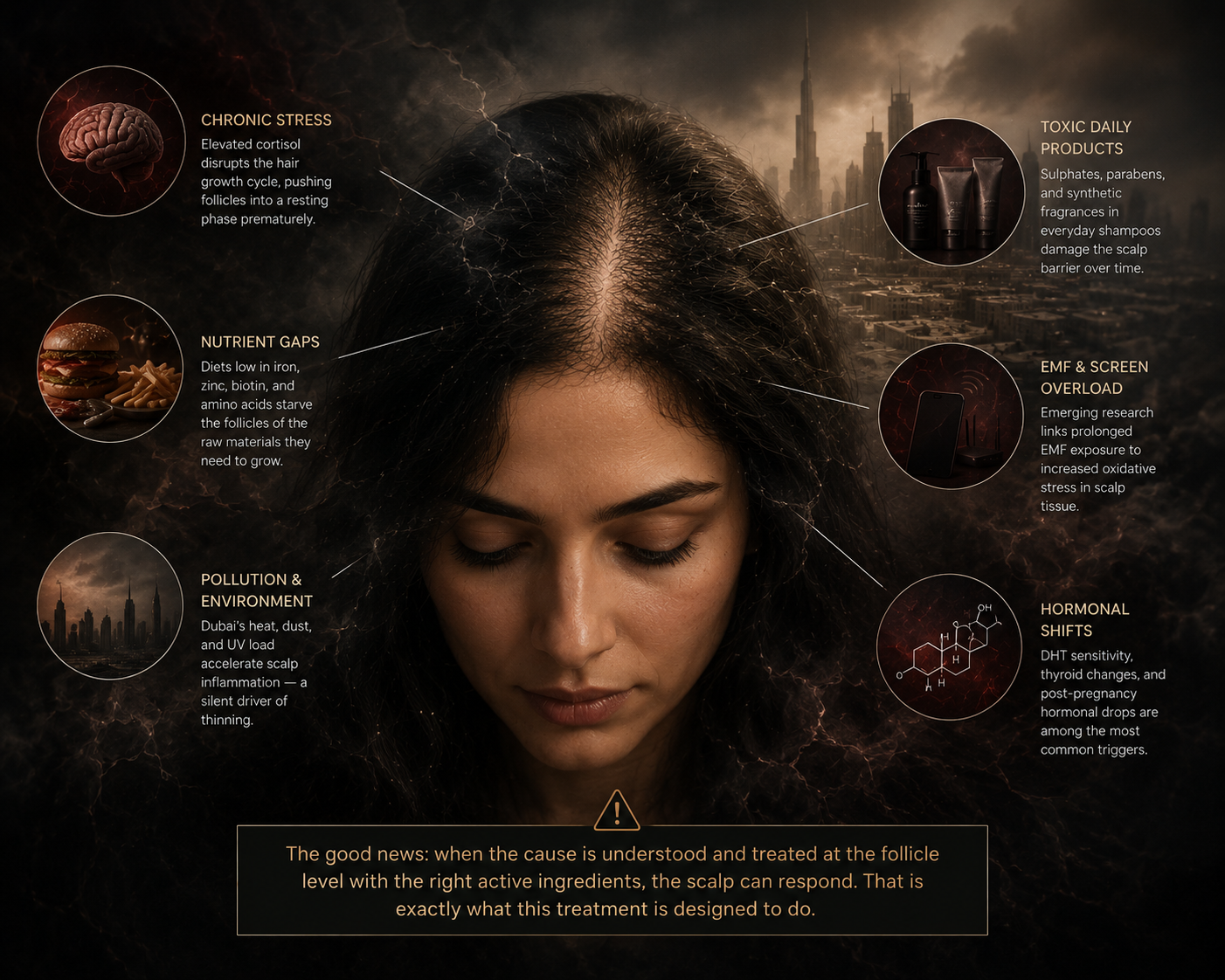 Hair loss causes — Elaris Dubai