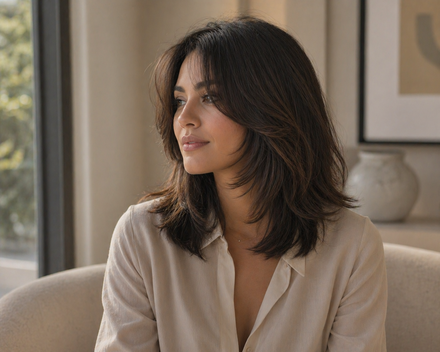 Hush cut trim round face Dubai