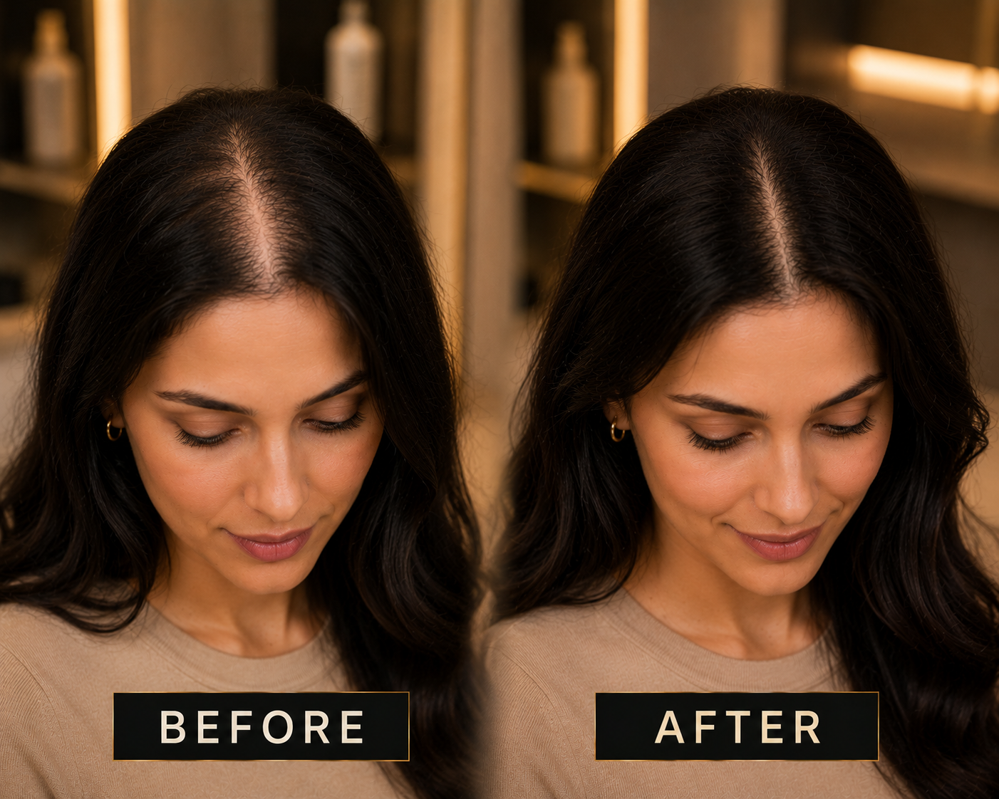 Hair fullness result female Dubai