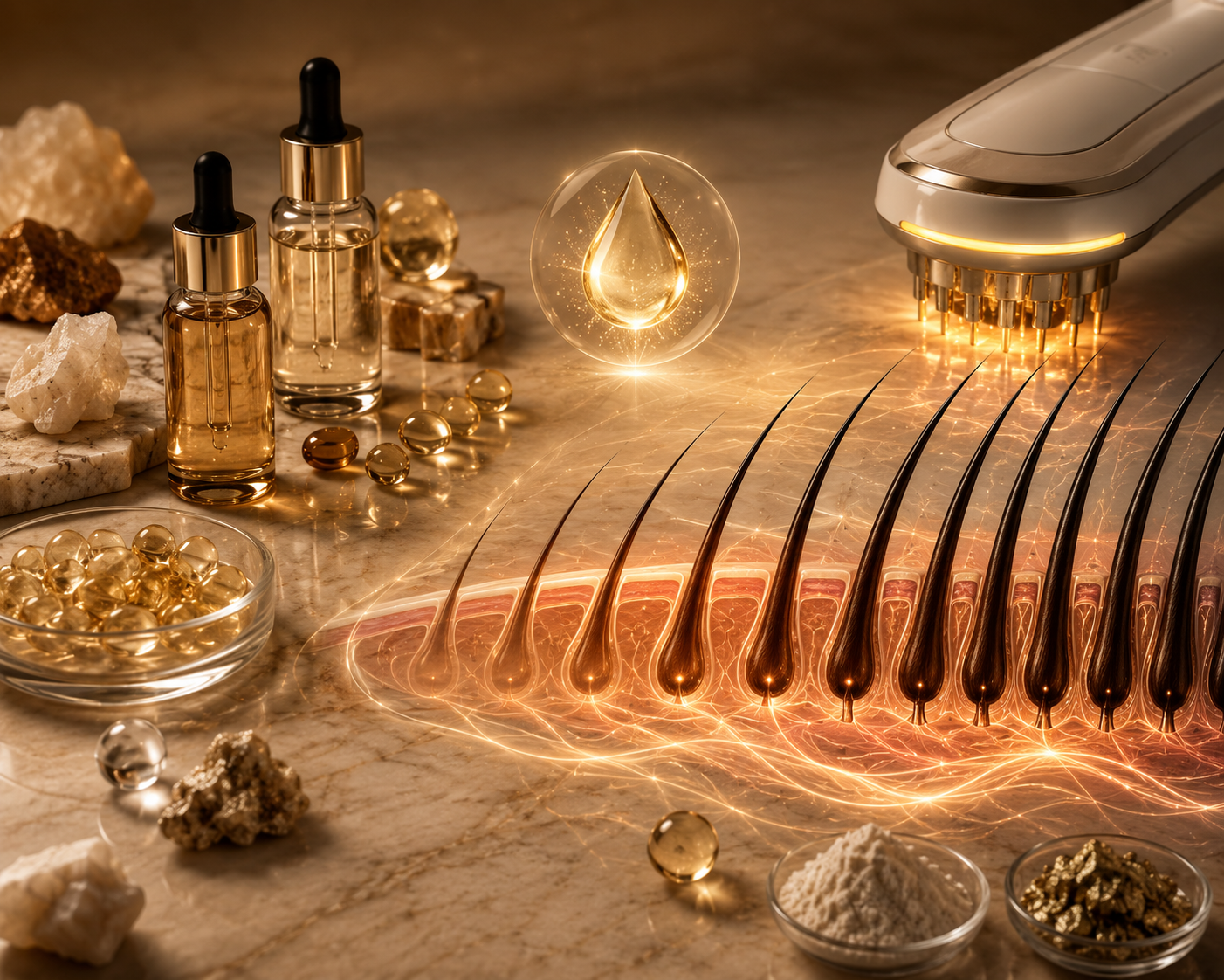 Hair loss treatment ingredients — Elaris Dubai