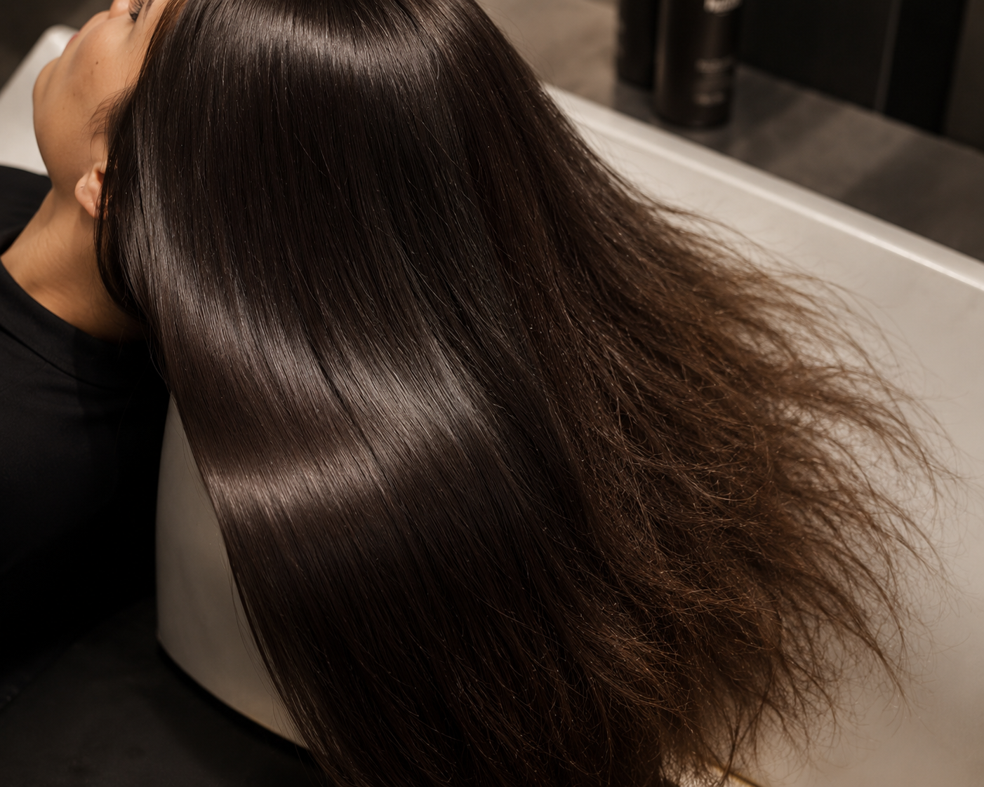 Keratin hair treatment at Elaris Beauty Salon Dubai