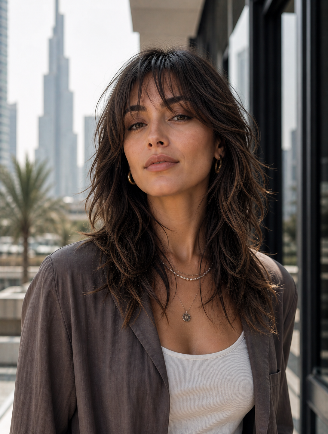 Wolf cut with fringe Dubai